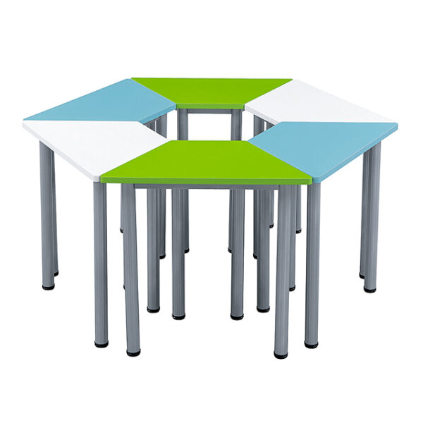 Fashionable Movable Single Student Desk Child Study Table and Chair (1)