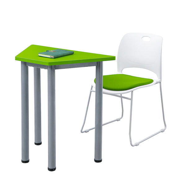 Fashionable Movable Single Student Desk Child Study Table and Chair (4)