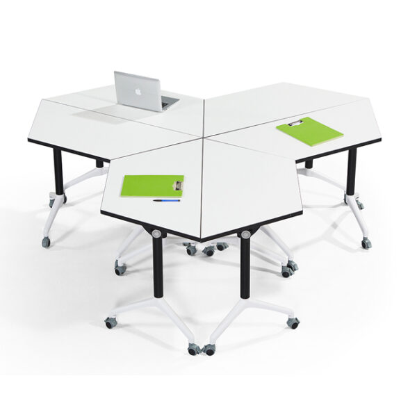 Polygonal Free Combination Table and Chair Set for School Classroom Tables and Chairs (10)